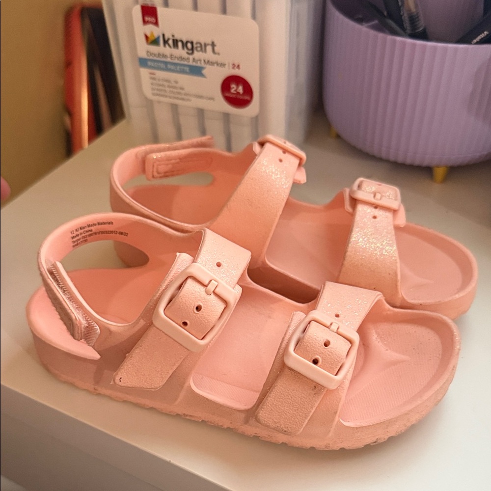 Cat & Jack Blush Pink Kids Sandals